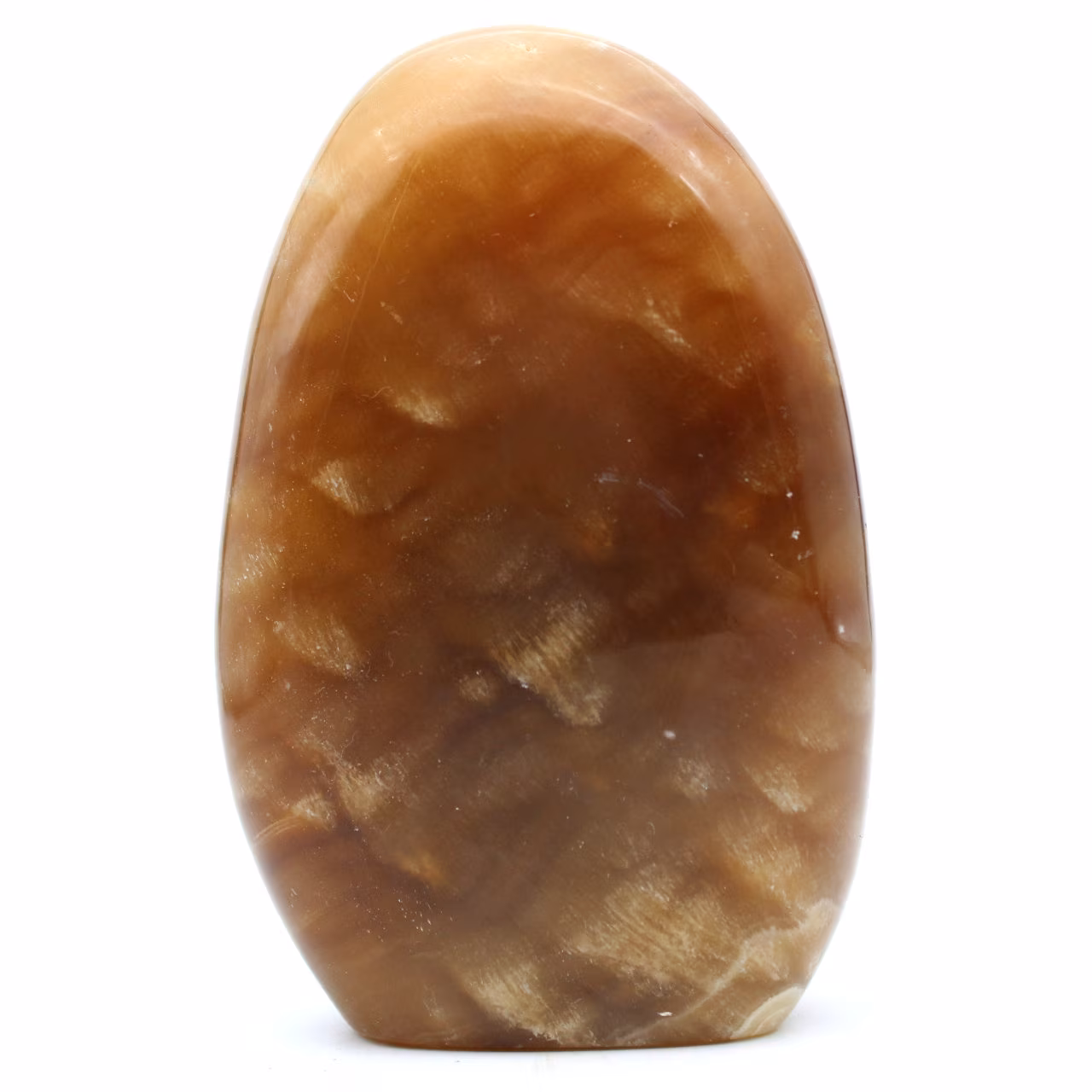 Piedra de calcita miel pulida