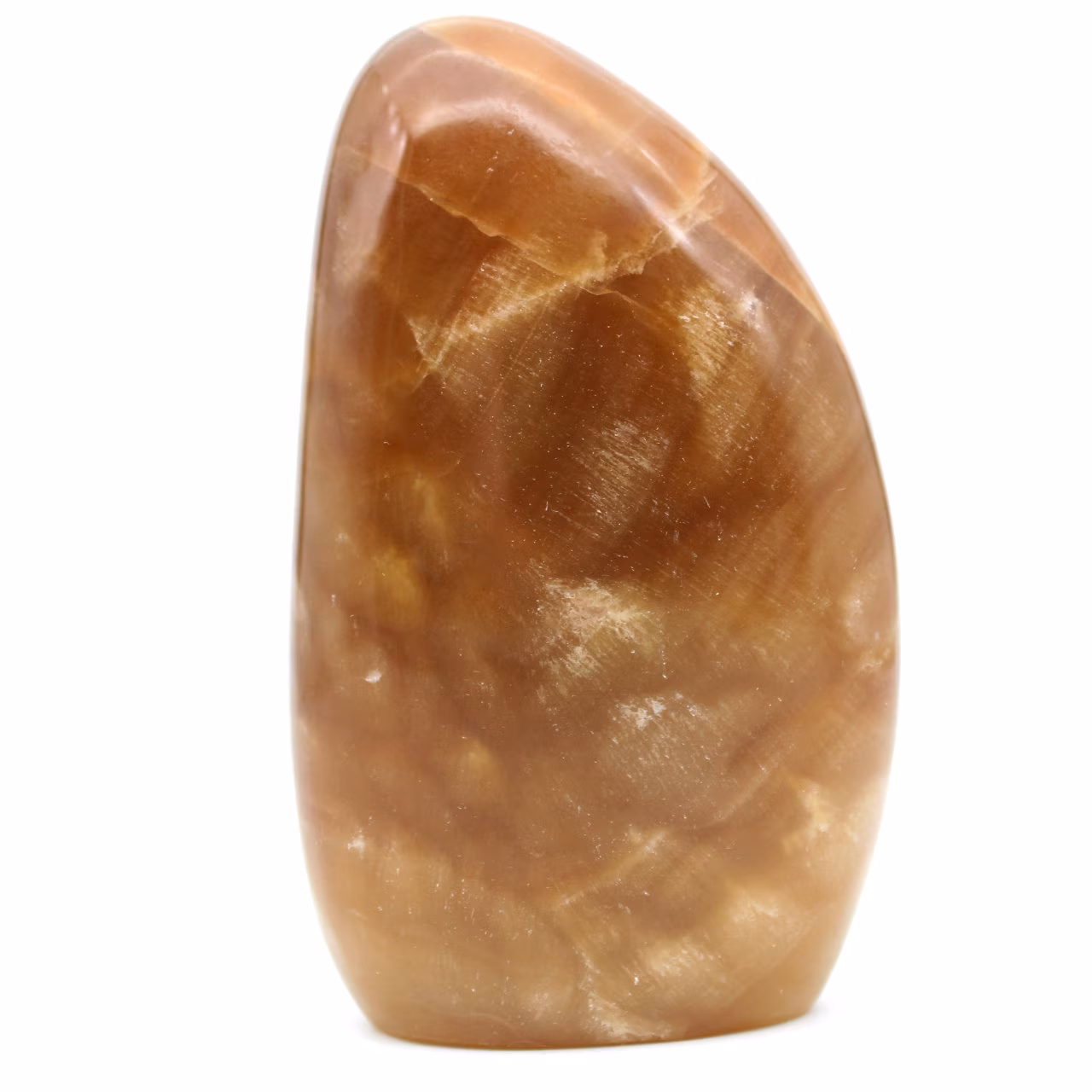 Piedra de calcita de miel de forma libre