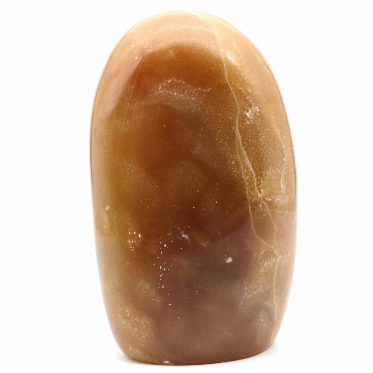 Calcita de miel natural pulida
