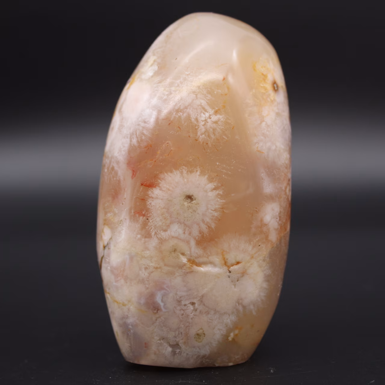 Piedra de flor de ágata de forma libre