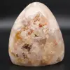 Piedra de flor de ágata de forma libre - 0