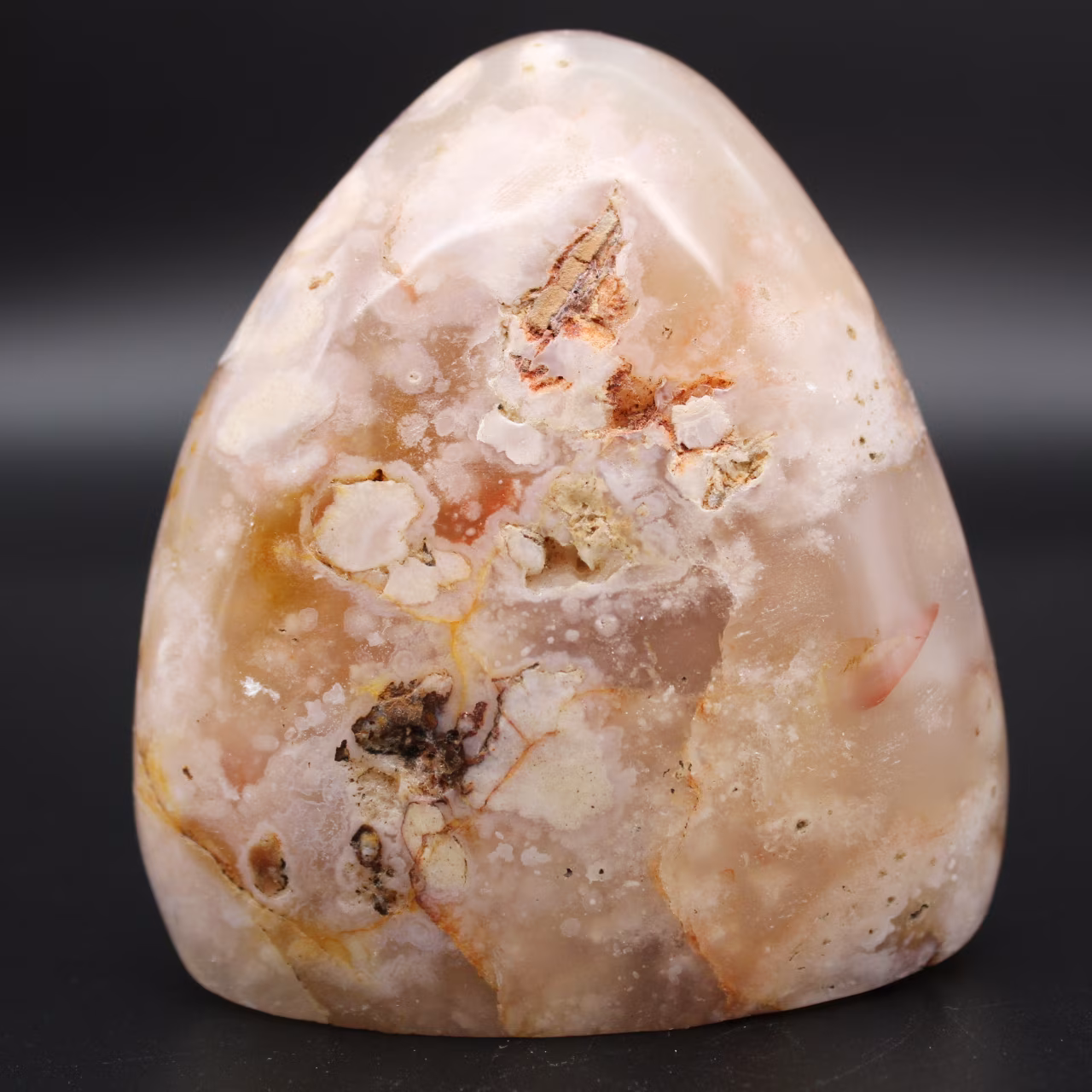 Piedra de flor de ágata de forma libre