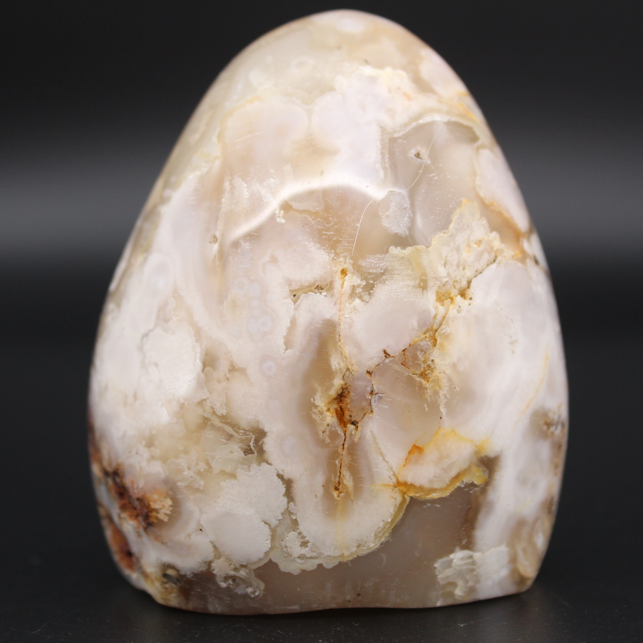 Piedra de flor de ágata de forma libre