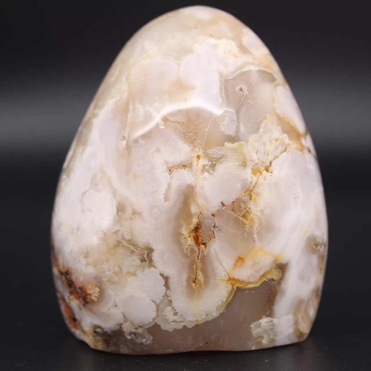 Piedra de flor de ágata de forma libre