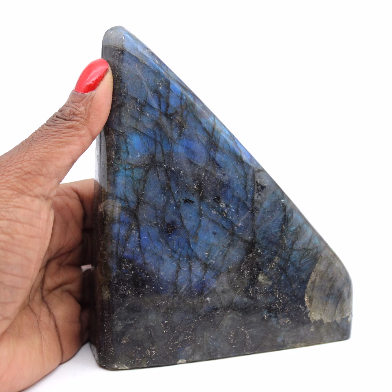 Piedra decorativa de labradorita pulida