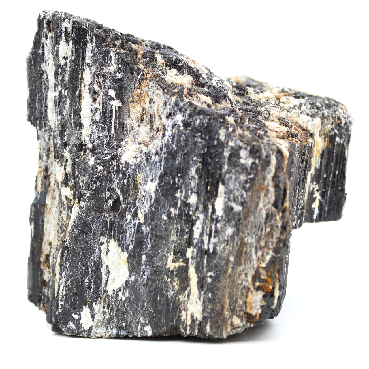 Cristal de turmalina negra