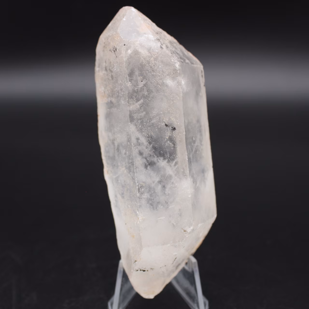 Cristal de roca bicabado de Madagascar