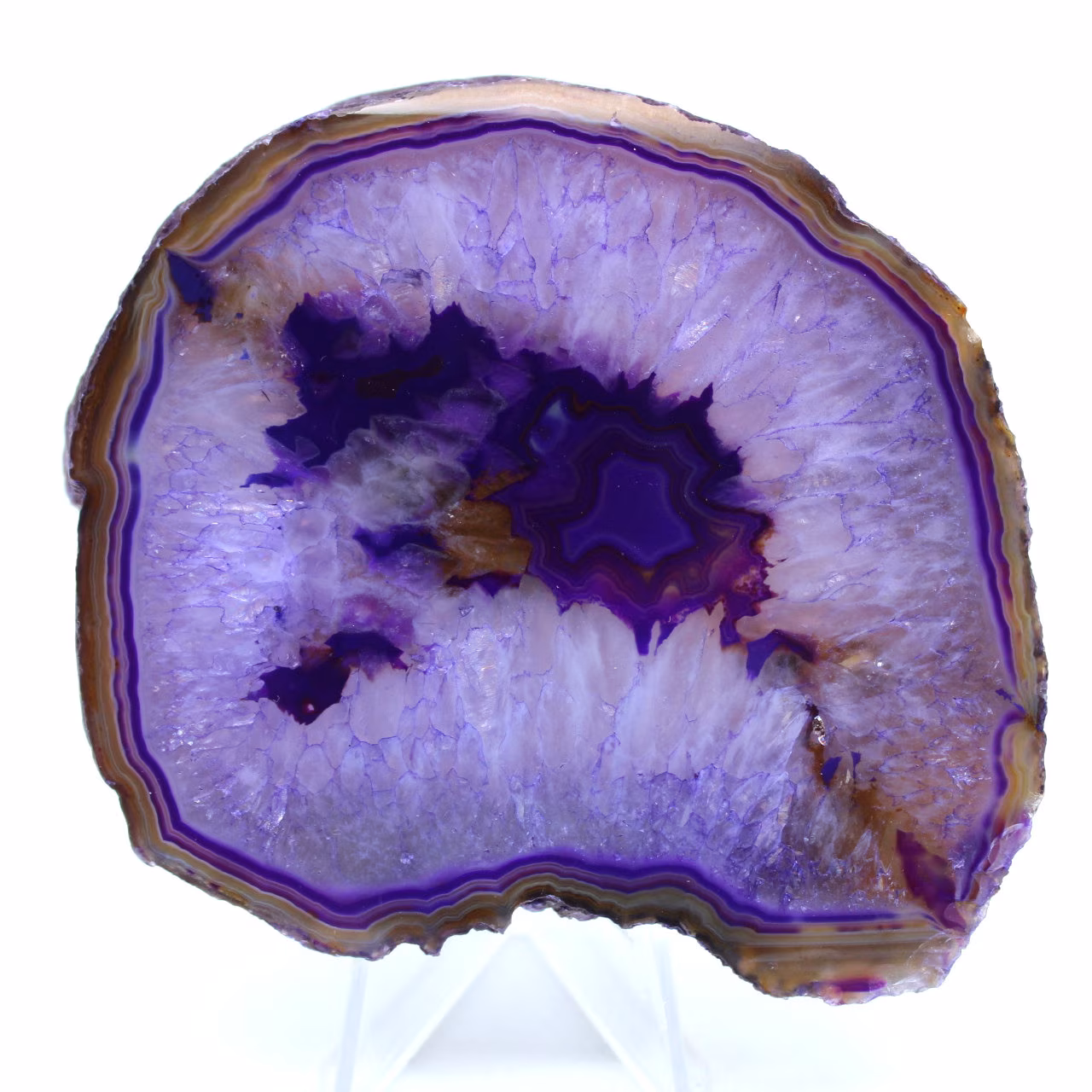 ágata púrpura mineral