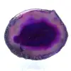 Piedra de ágata violeta de Brasil - 0