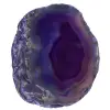 Rebanada de mineral de ágata púrpura - 0