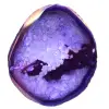 Adorno de ágata morada - 0