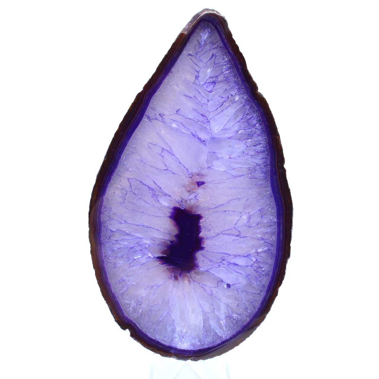 Piedra decorativa en ágata morada