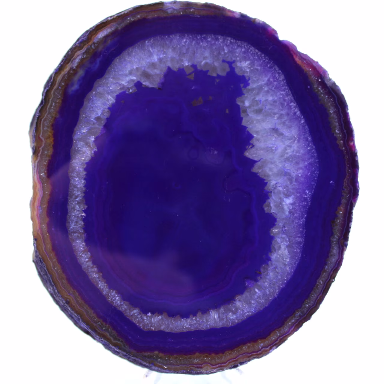 piedra de ágata morada