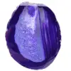Piedra de ágata violeta de Brasil - 0