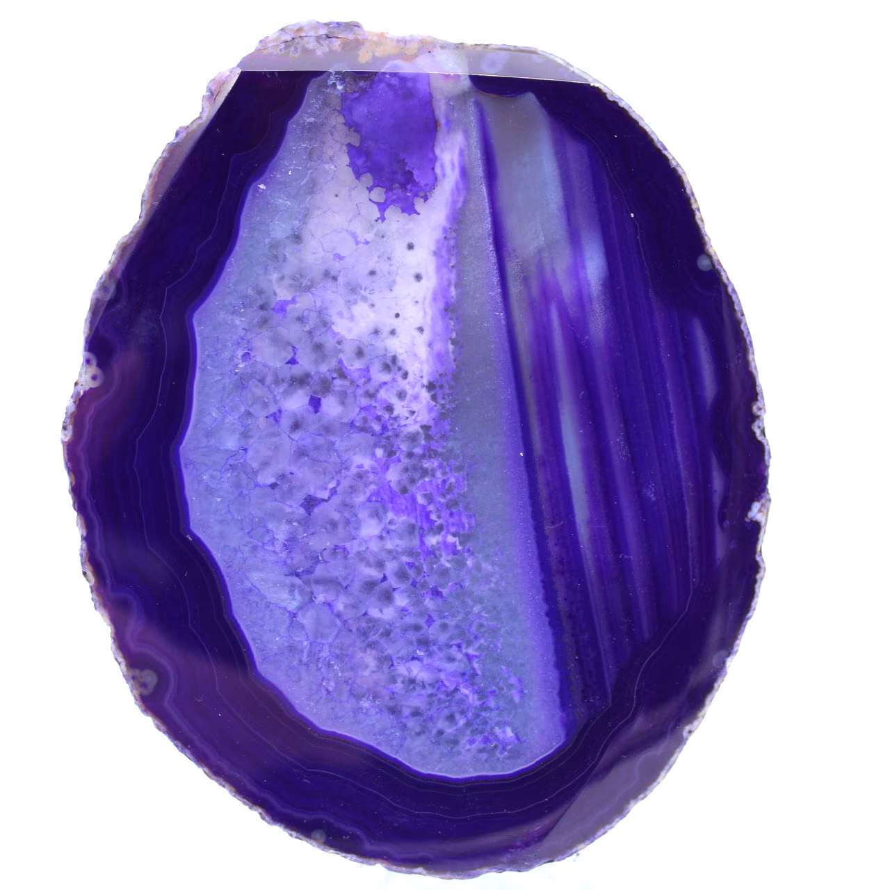Piedra de ágata violeta de Brasil