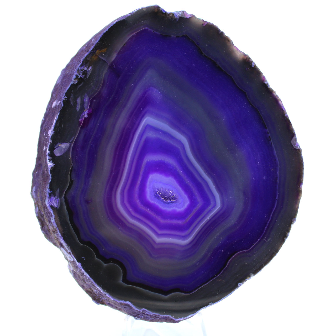 ágata morada decorativa