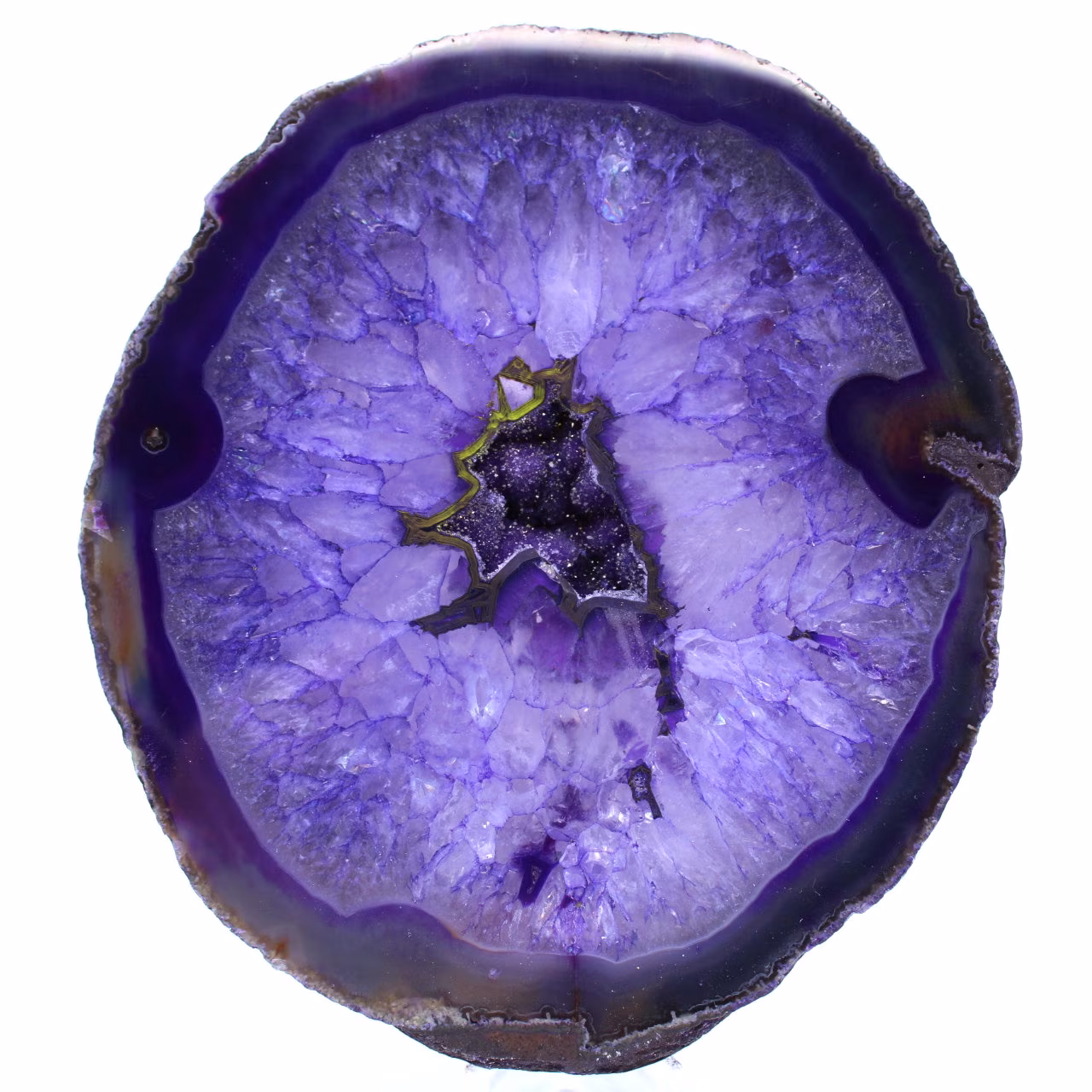 piedra de ágata morada