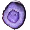 Piedra de ágata violeta de Brasil - 0