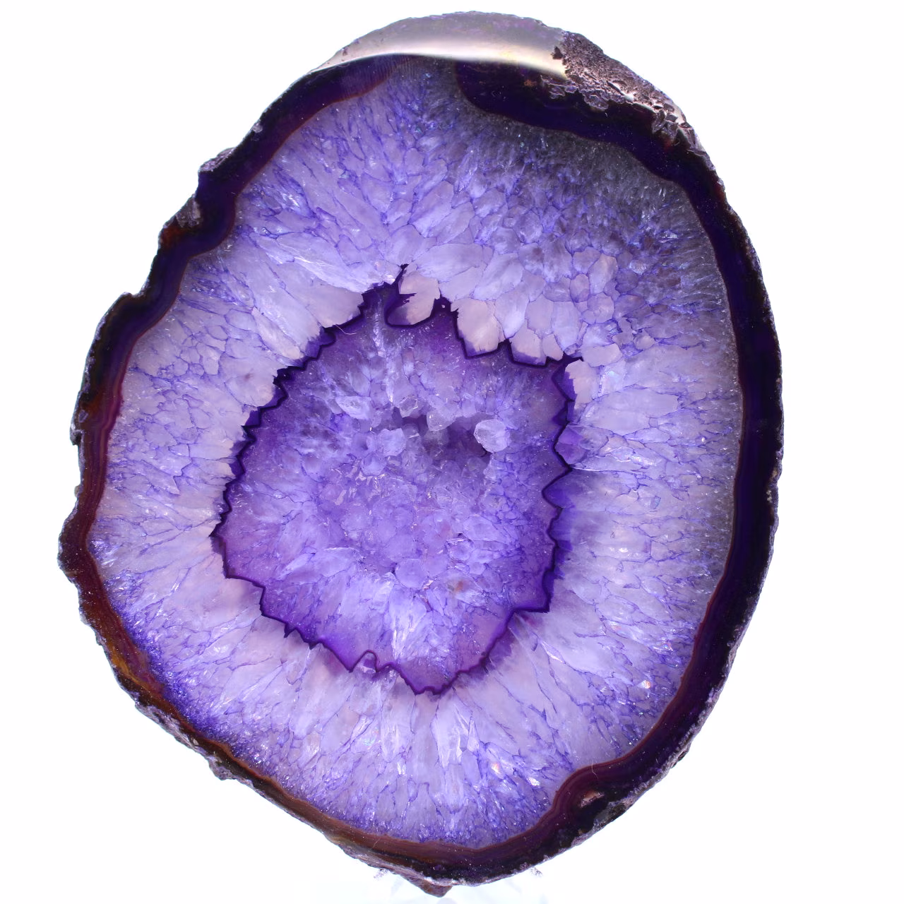 Piedra de ágata violeta de Brasil