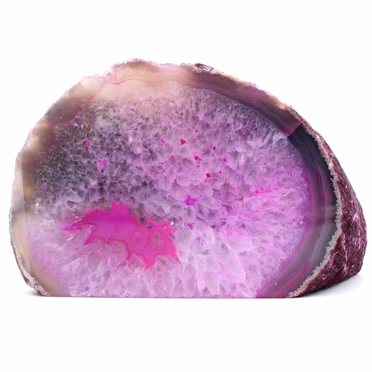 Adorno de ágata rosa