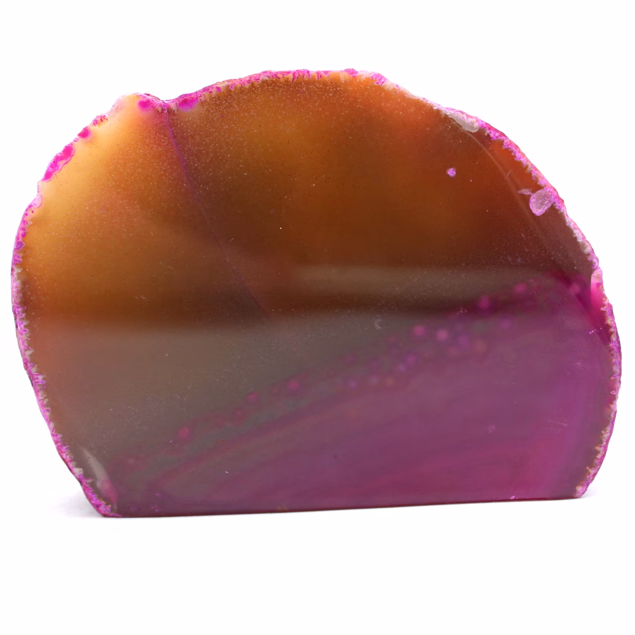 Piedra decorativa en ágata rosa