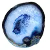 piedra de ágata azul de brasil - 0