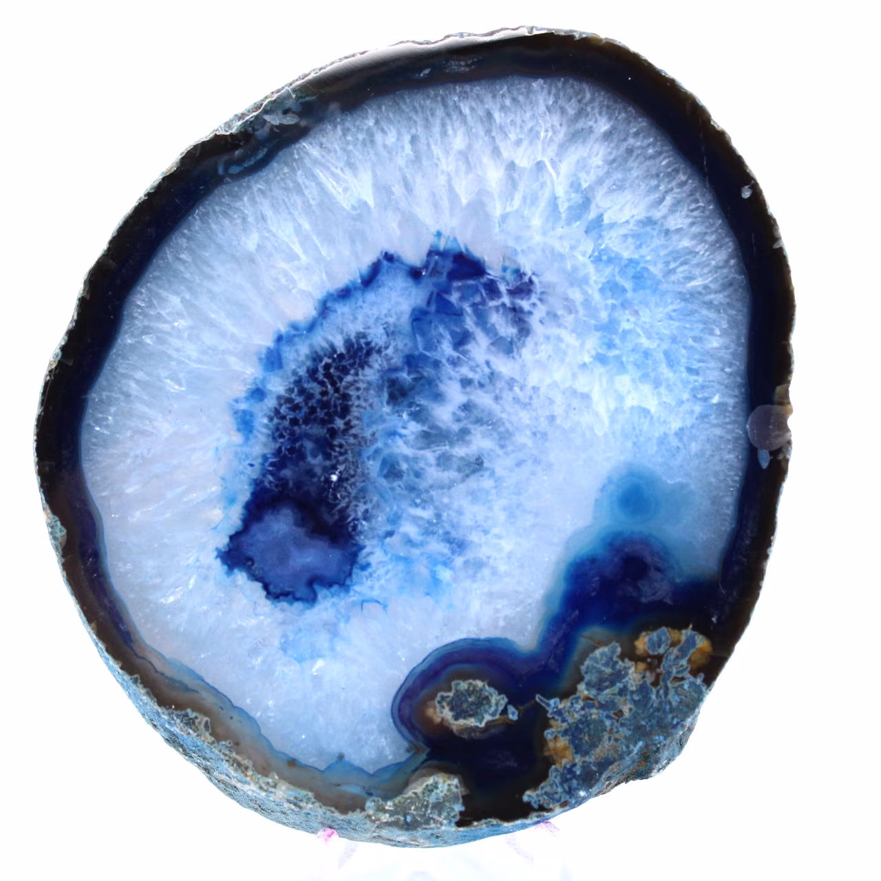 piedra de ágata azul de brasil