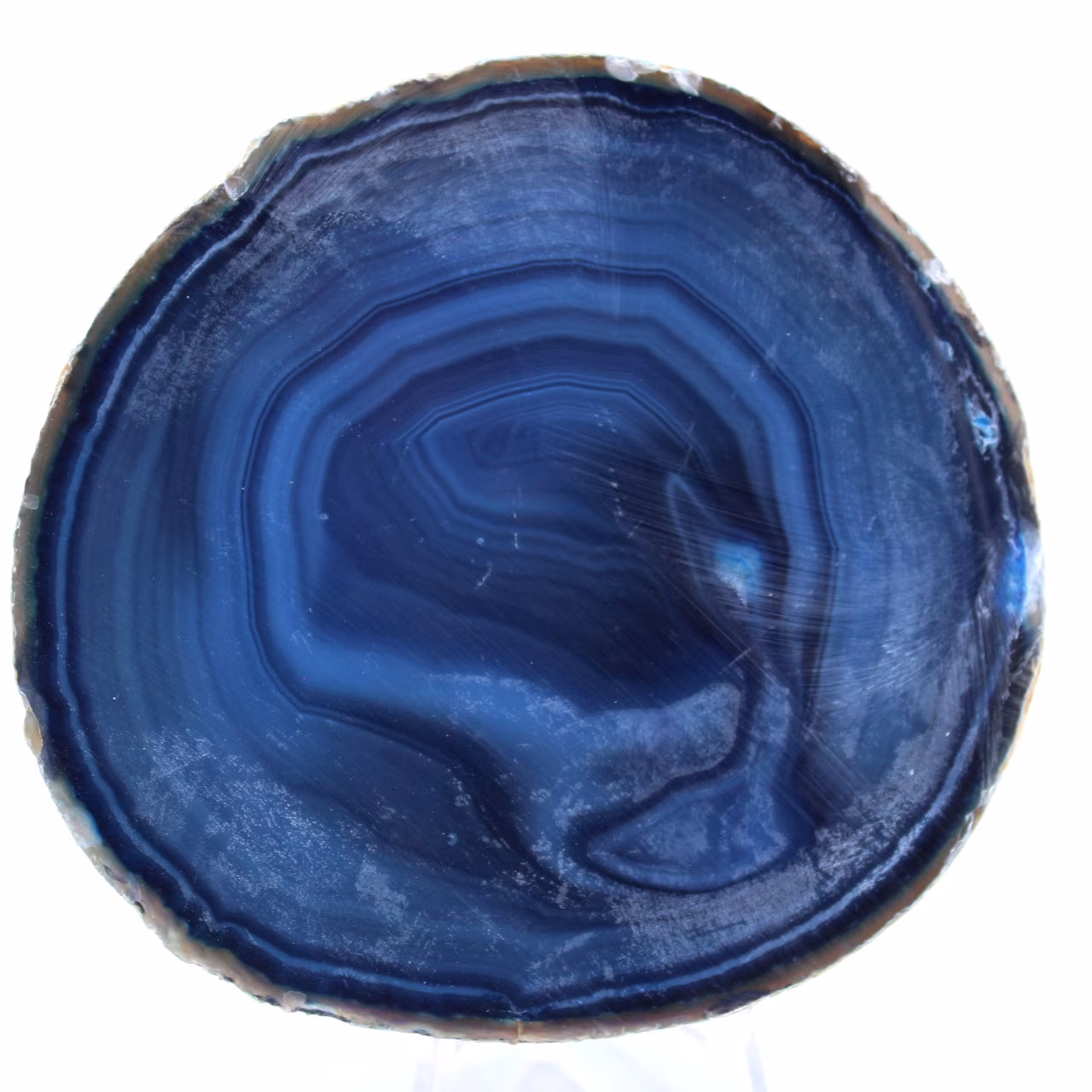 ágata azul decorativa