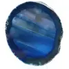 Adorno de ágata azul mineral - 0