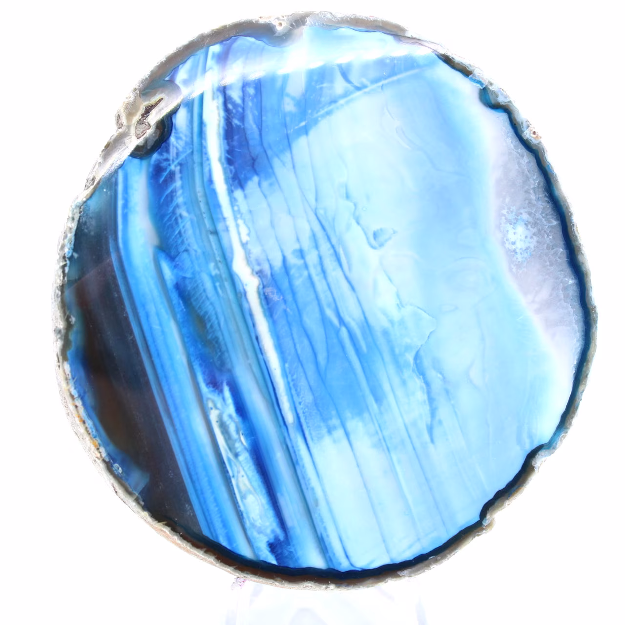 piedra de ágata azul