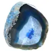Piedra decorativa de ágata azul - 0