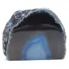 Adorno de ágata azul mineral - 0