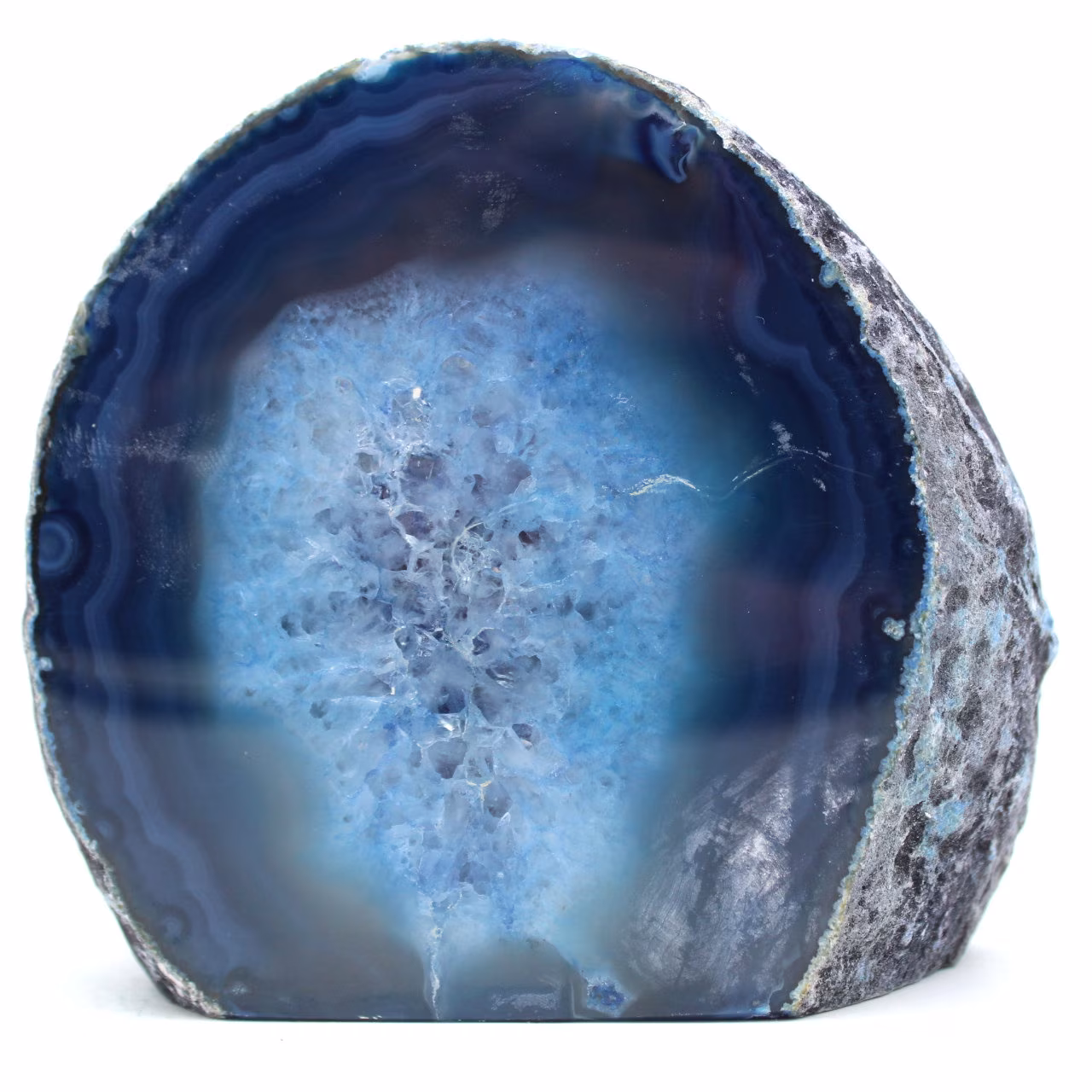 Ágata azul ornamental para poner