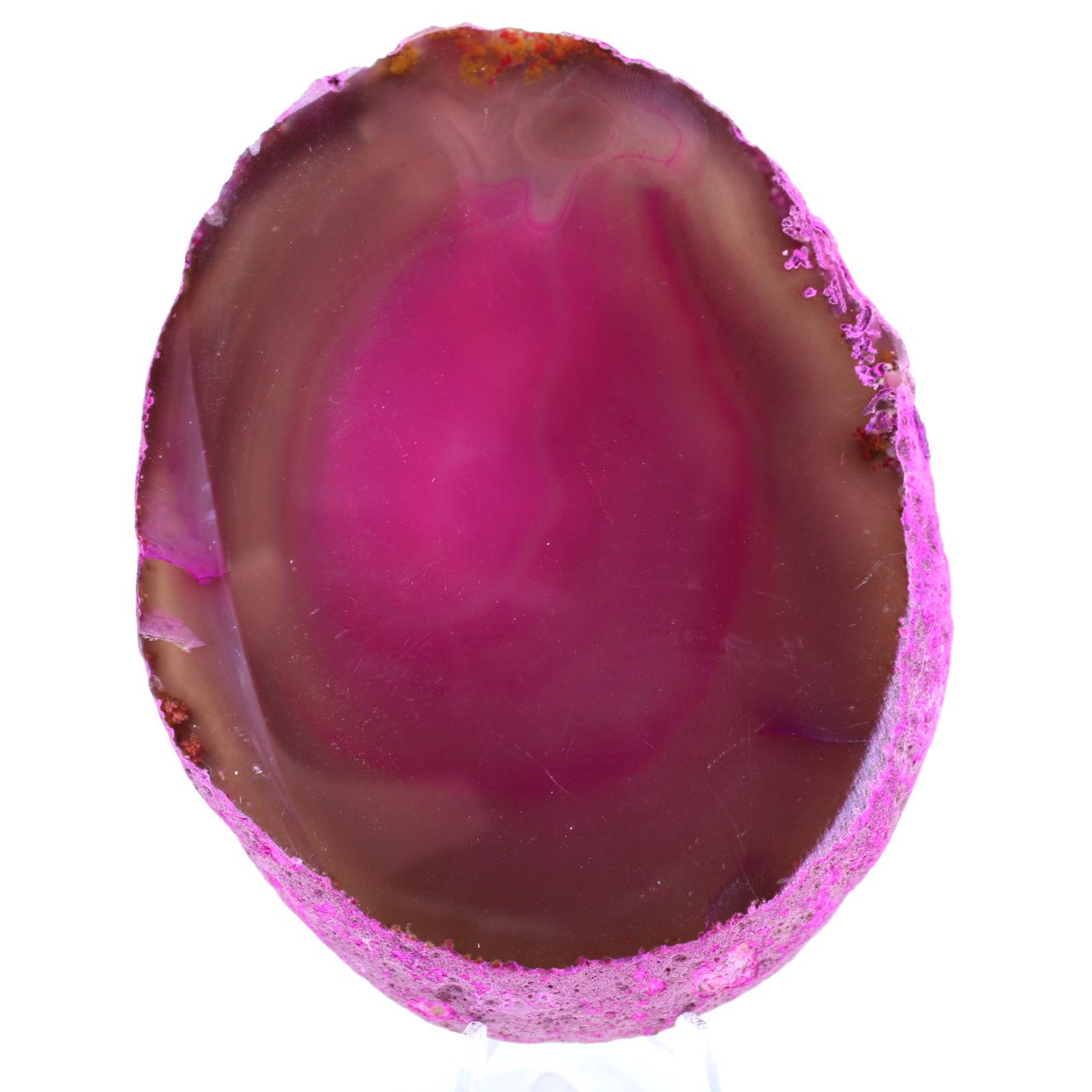 piedra de ágata rosa de brasil
