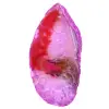Rebanada de mineral de ágata rosa - 0