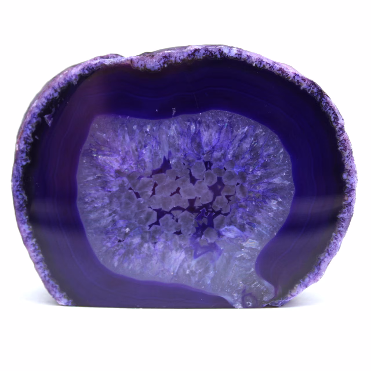 Adorno de ágata morada