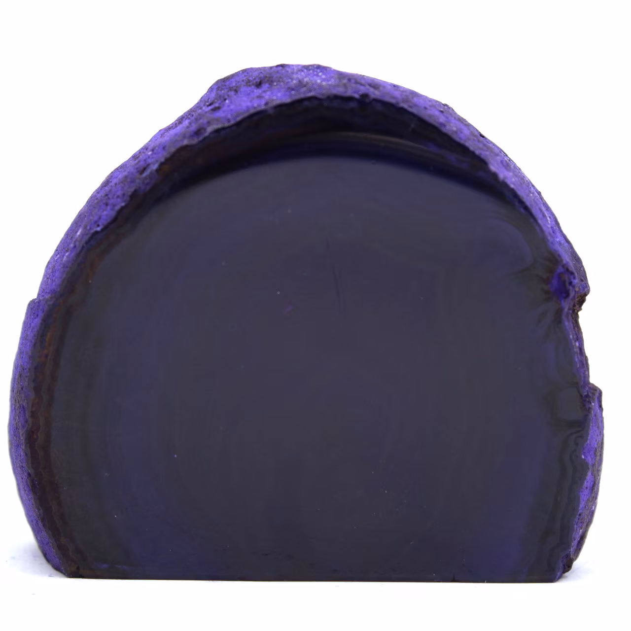 Adorno de ágata púrpura mineral