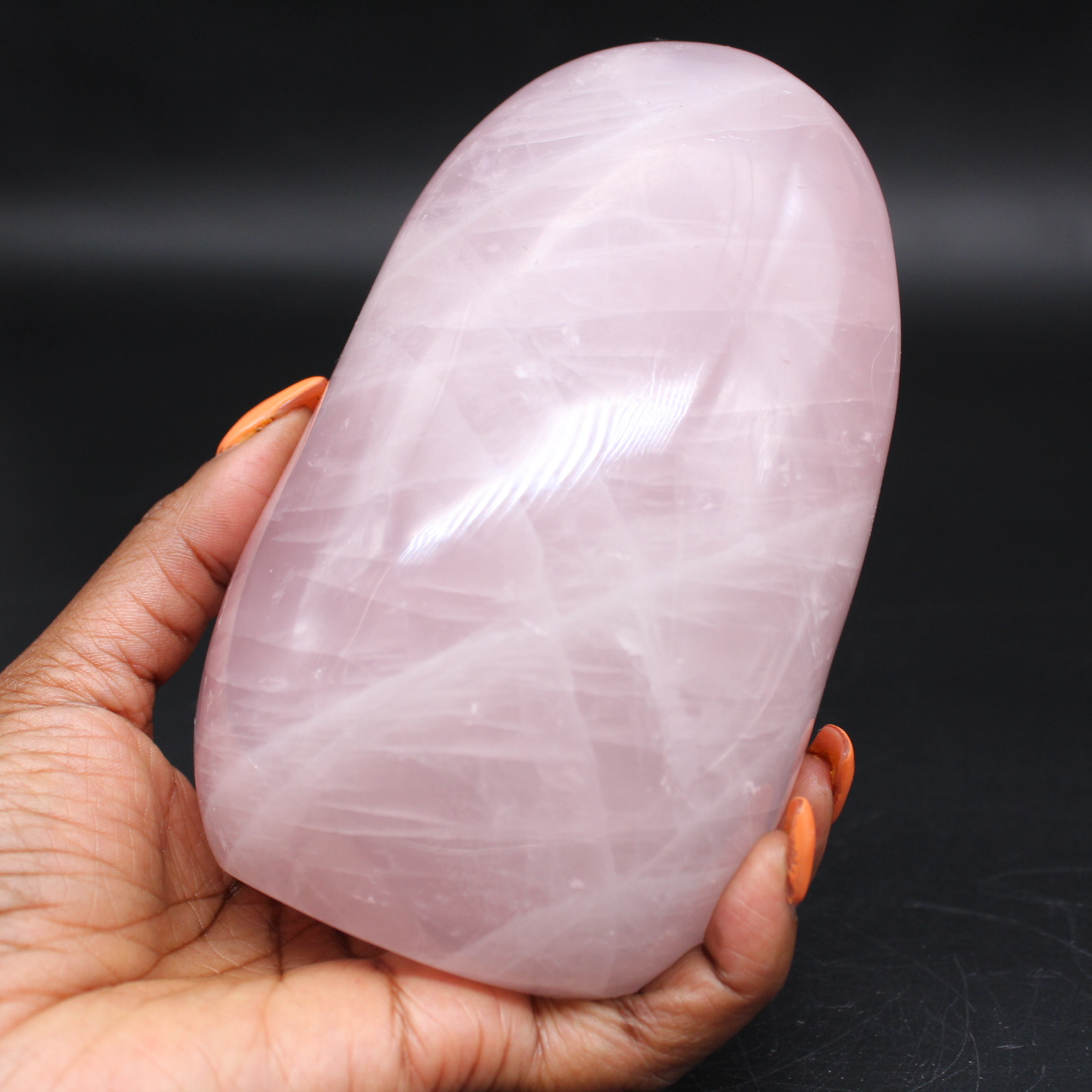 Piedra de cuarzo rosa
