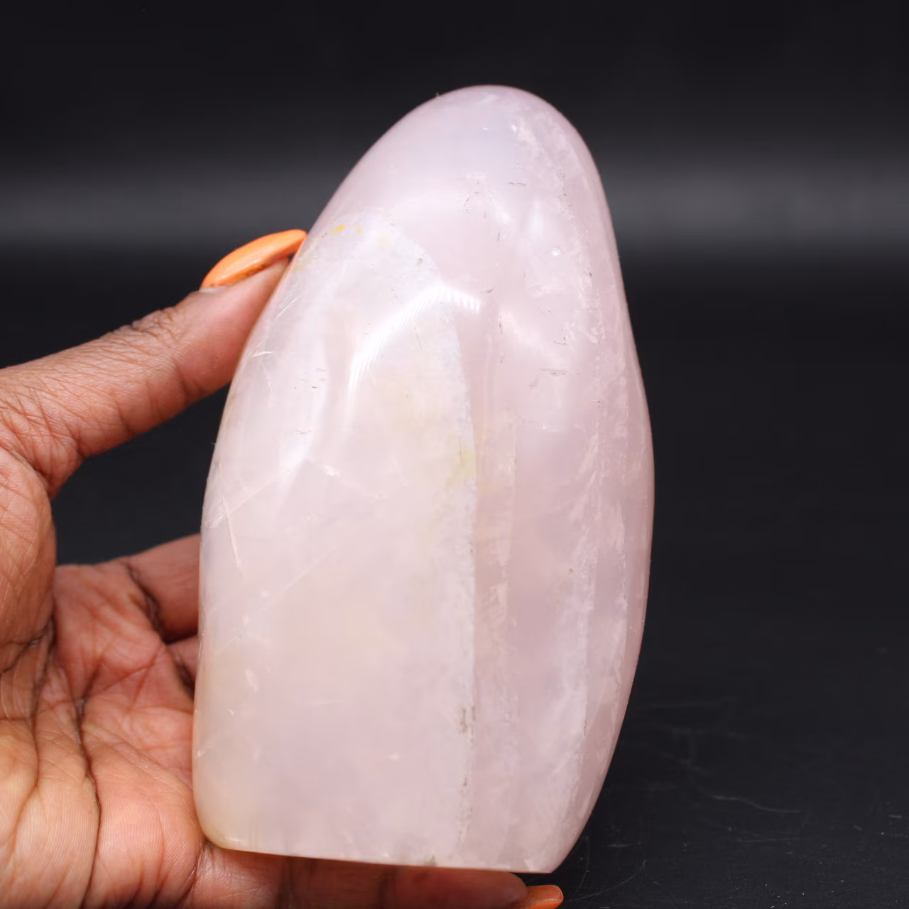 Piedra decorativa de cuarzo rosa