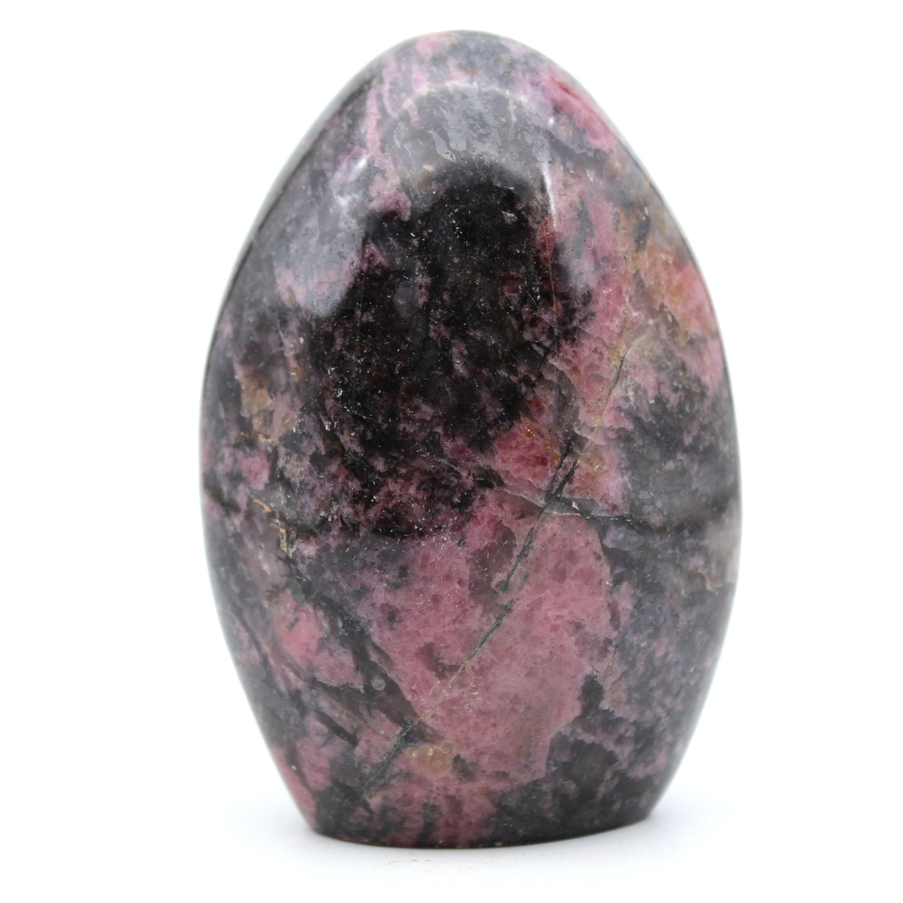 Piedra rodonita pulida