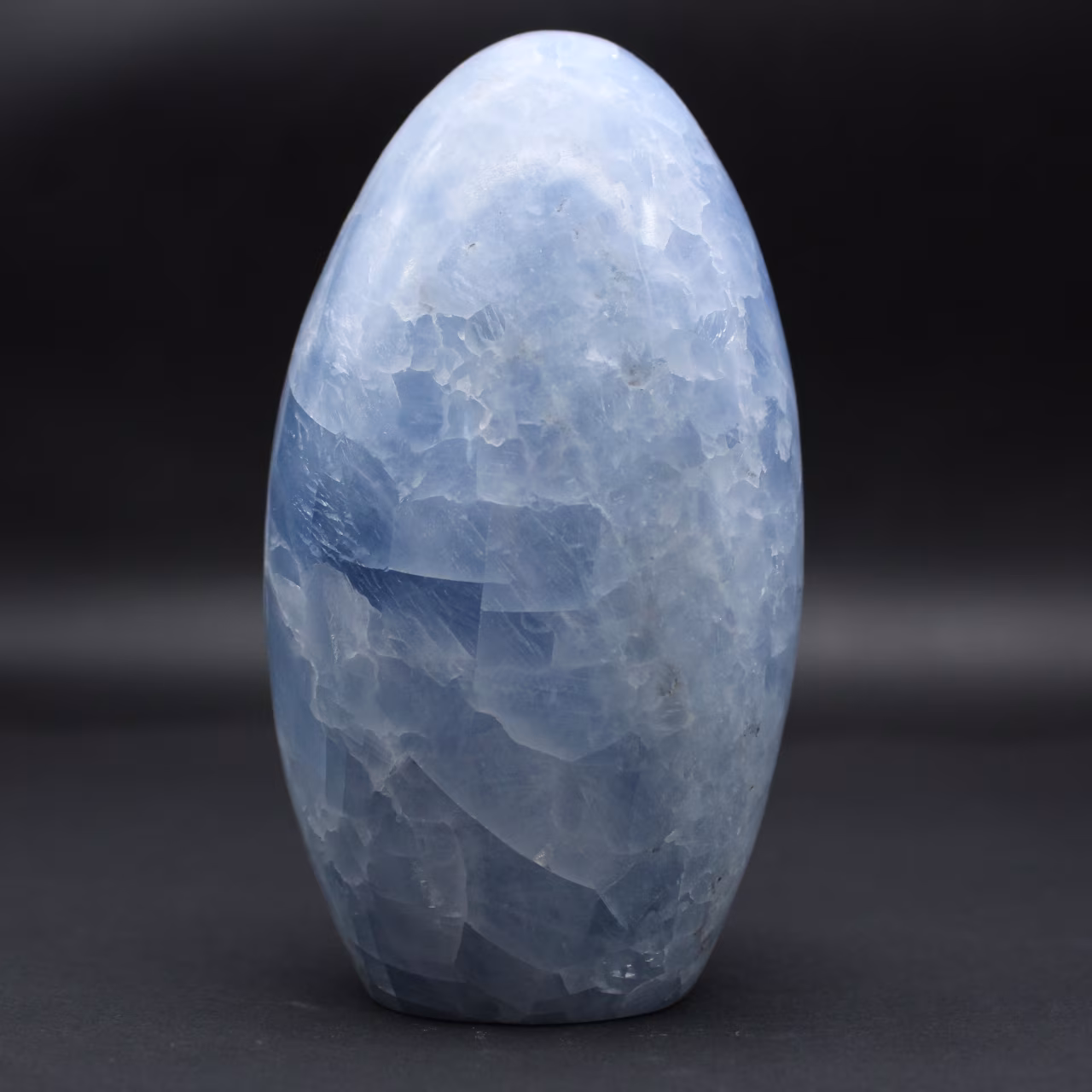 calcita azul pulida