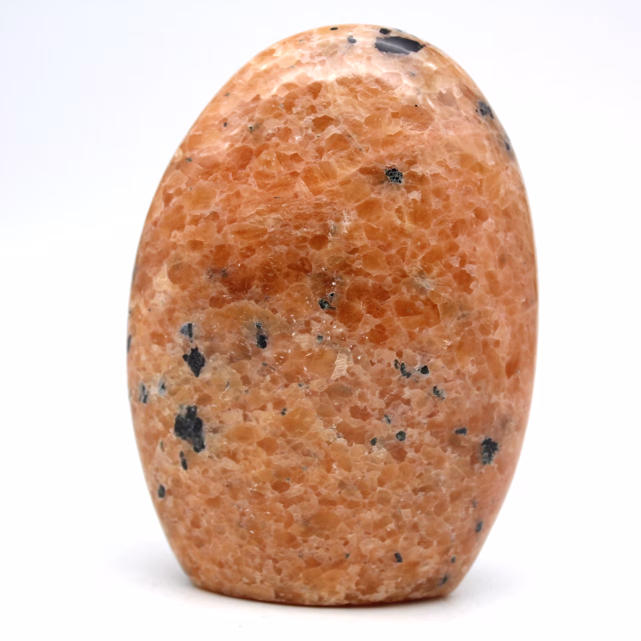 Roca pulida calcita naranja