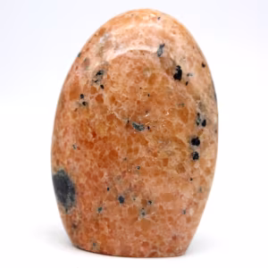 Piedra pulida calcita naranja