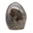 Piedra de cuarzo ahumado pulido