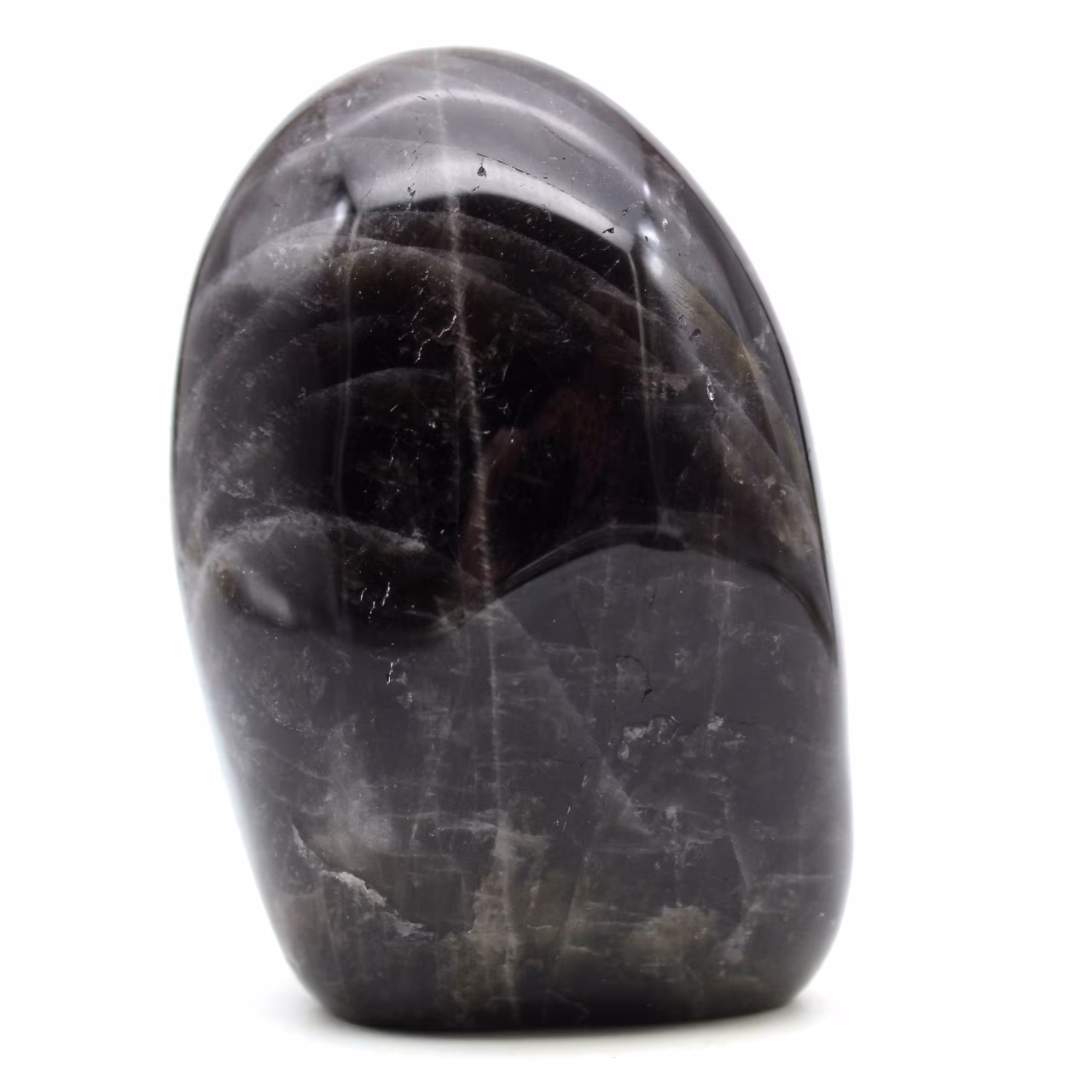 Piedra pulida de cuarzo ahumado