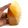 Piedra pulida de cuarzo amarillo - 0