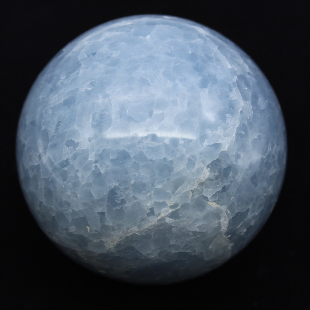 Esfera de calcita azul