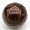 Esfera de calcita marrón - 0