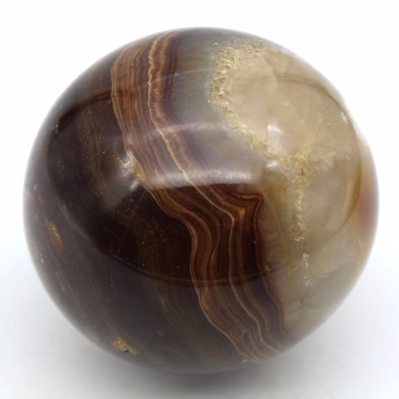 Esfera de ágata