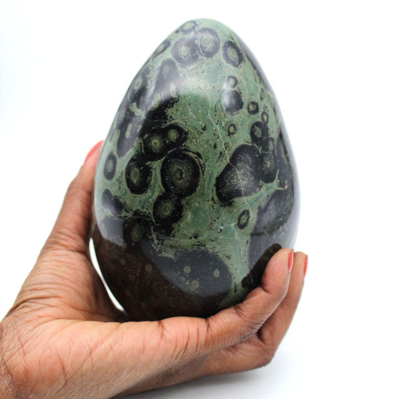 Huevo mineral de jaspe de kambamba